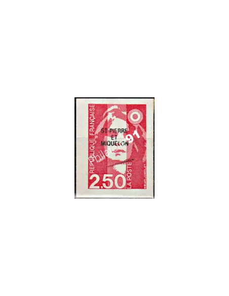 Timbre de ST PIERRE ET MIQUELON n°  557 ND, Marianne Bicentenaire