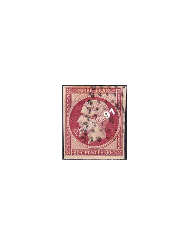 Classique n° 17A non dentelé oblitéré, collection timbres France