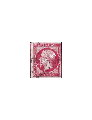 Classique n° 17B non dentelé oblitéré, collection timbres France