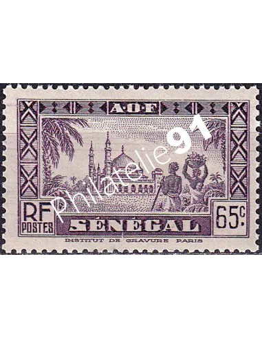 SÉNÉGAL n° 126 neuf, collection timbres colonies françaises