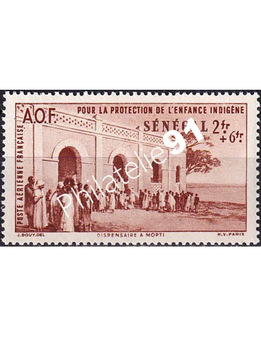 SÉNÉGAL, PA n° 19 neuf, collection timbres colonies françaises