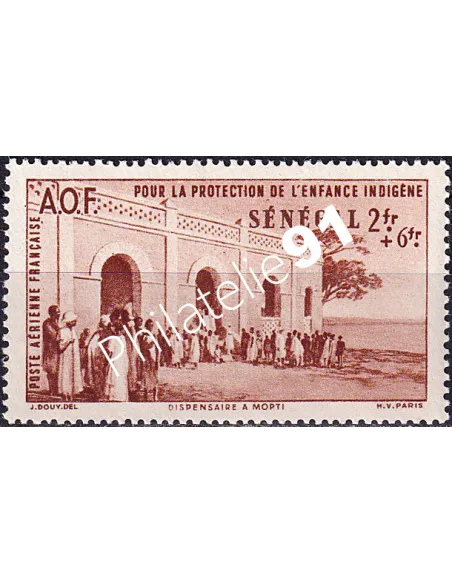 SÉNÉGAL, PA n° 19 neuf, collection timbres colonies françaises
