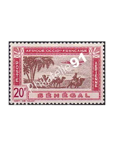 SÉNÉGAL, PA n° 28 charnière, collection timbres colonies françaises