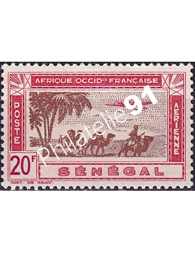 SÉNÉGAL, PA n° 28 charnière, collection timbres colonies françaises