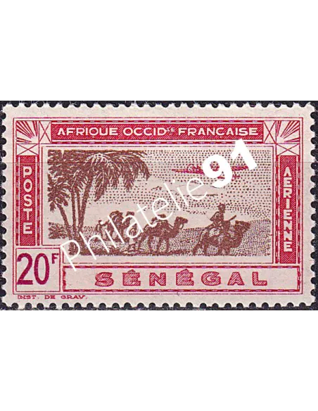 SÉNÉGAL, PA n° 28 charnière, collection timbres colonies françaises