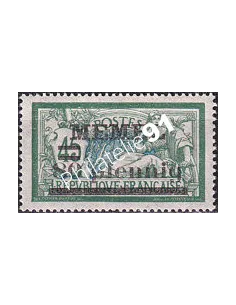 Memel, n° 25 charnière, timbres des colonies françaises