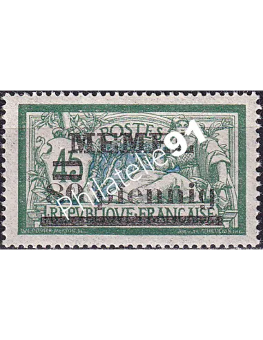 Memel, n° 25 charnière, timbres des colonies françaises