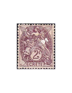 Crète, n° 2 neuf, timbres des colonies françaises