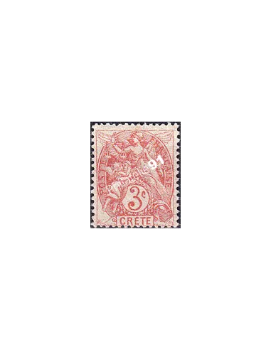 Crète, n° 3 charnière, timbres des colonies françaises