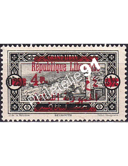 GRAND LIBAN, n° 119 charnière, collection timbres colonies françaises