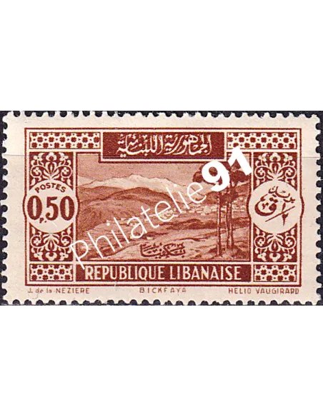 GRAND LIBAN, n° 131a neuf, collection timbres colonies françaises