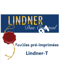 LINDNER,Feuilles pour petits blocs, matériel philatélique