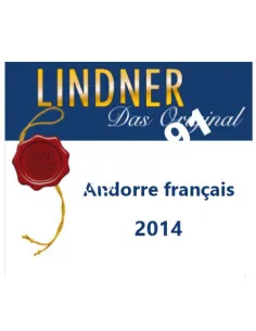 Andorre Poste française - Année 2013, LINDNER, matériel philatélique