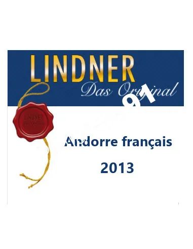 Andorre Poste française - Année 2013, LINDNER, matériel philatélique
