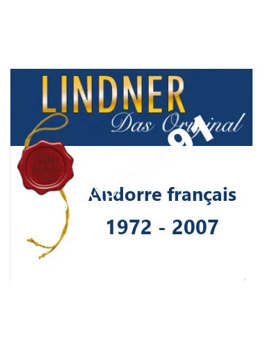 Andorre Poste française 1972/2007, LINDNER, matériel philatélique