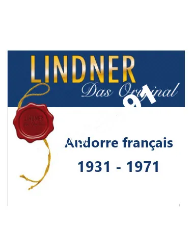 Andorre Poste française 1931/1971, LINDNER, matériel philatélique