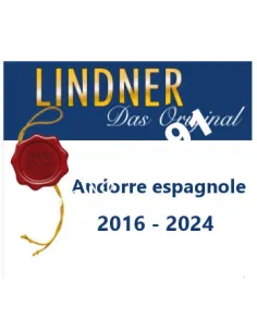 Andorre Poste ESPAGNOLE 2016 - 2024, LINDNER, matériel philatélique