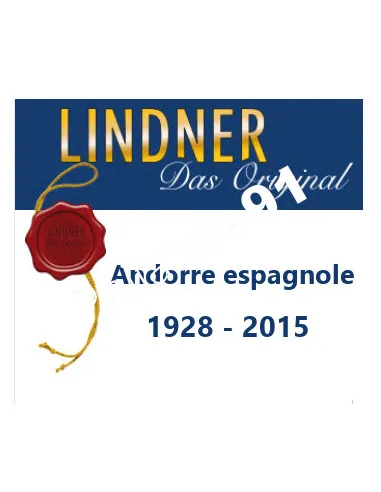 Andorre Poste ESPAGNOLE 1928- 2015, LINDNER, matériel philatélique