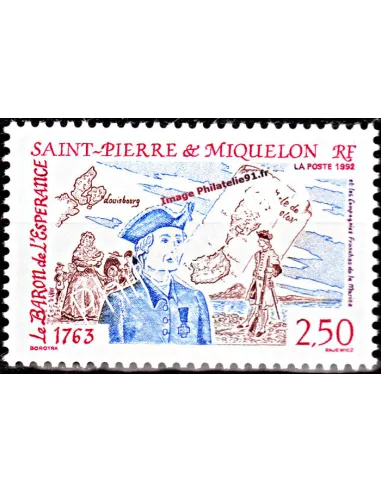Timbre neuf de Saint Pierre et Miquelon n°  570, collection Dom-Tom
