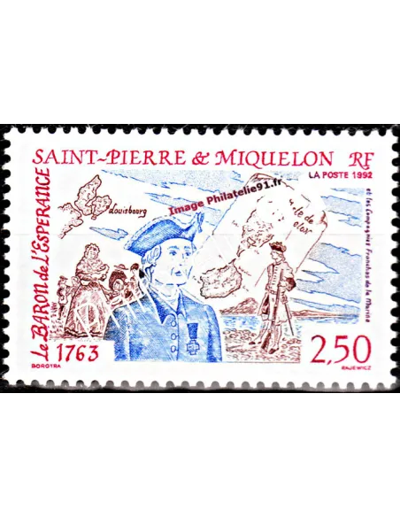 Timbre neuf de Saint Pierre et Miquelon n°  570, collection Dom-Tom