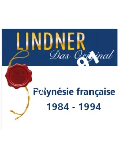 Feuilles pré-imprimés Lindner - Polynésie française 1984/1994