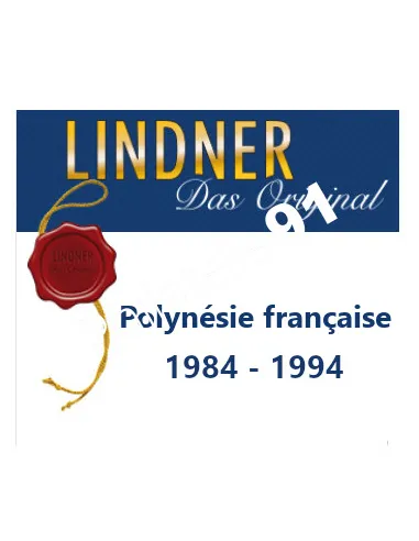 Feuilles pré-imprimés Lindner - Polynésie française 1984/1994