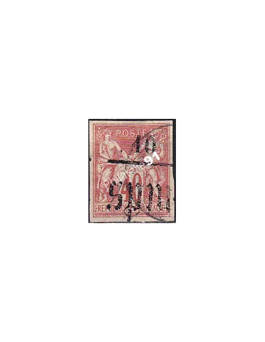 St-Pierre et Miquelon, n° 6 ND oblitéré, collection timbres colonies