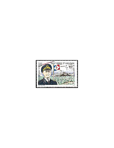 Timbre de Saint Pierre et Miquelon n° 573, collection Dom-Tom