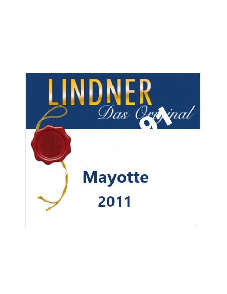 Feuilles pré-imprimés Lindner MAYOTTE 2011