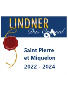 LINDNER SAINT-PIERRE-ET-MIQUELON 2008/2021, matériel philatélique