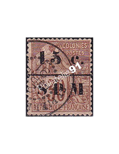 St-Pierre et Miquelon, n° 12 oblitéré, collection timbres colonies