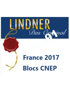 Lindner, FRANCE Blocs CNEP 2017, matériel philatélique