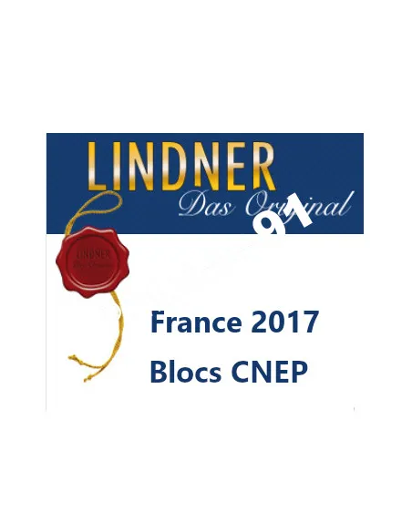 Lindner, FRANCE Blocs CNEP 2017, matériel philatélique