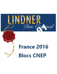 Lindner, FRANCE Blocs CNEP 2016, matériel philatélique