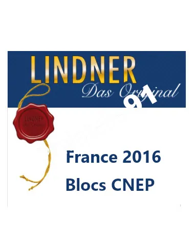 Lindner, FRANCE Blocs CNEP 2016, matériel philatélique