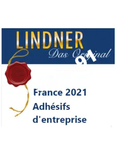 Lindner, FRANCE adhésifs 2021, matériel philatélique