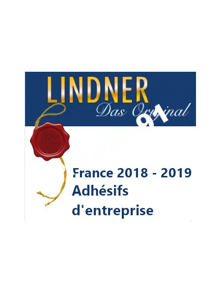 Lindner, FRANCE adhésifs 2018-2019, matériel philatélique