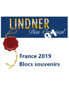 Lindner, FRANCE blocs souvenirs 2019, matériel philatélique