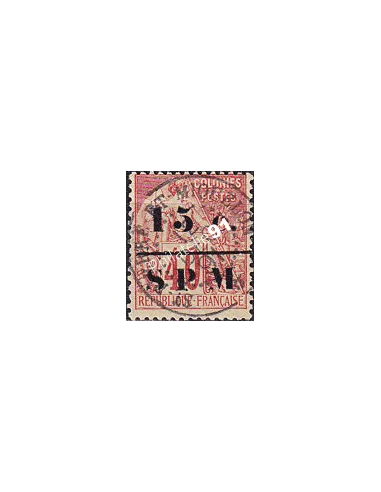 St-Pierre et Miquelon, n° 14 oblitéré, collection timbres colonies