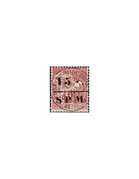 St-Pierre et Miquelon, n° 14 oblitéré, collection timbres colonies
