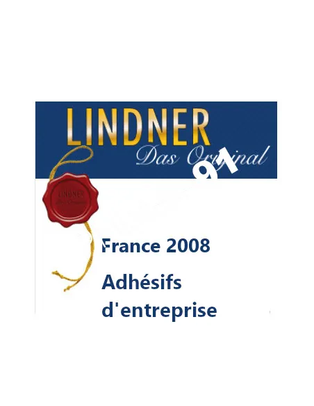 LINDNER,Feuilles pour adhésifs d'entreprises, matériel philatélique