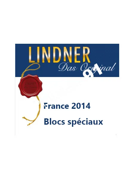 LINDNER,Feuilles pour Blocs Cérès et Baccarat, matériel philatélique