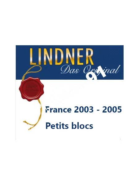 LINDNER,Feuilles pour petits blocs, matériel philatélique