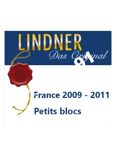 LINDNER,Feuilles pour petits blocs, matériel philatélique