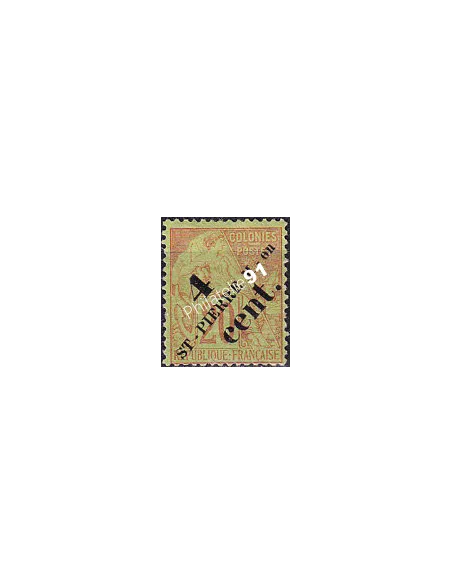 St-Pierre et Miquelon, n° 41 charnière, collection timbres colonies