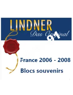 LINDNER,Feuilles pour Blocs Souvenirs, matériel philatélique