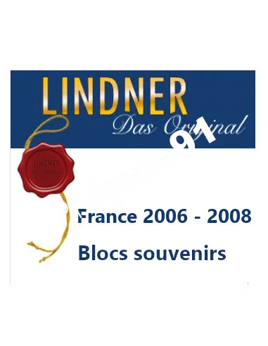 LINDNER,Feuilles pour Blocs Souvenirs, matériel philatélique