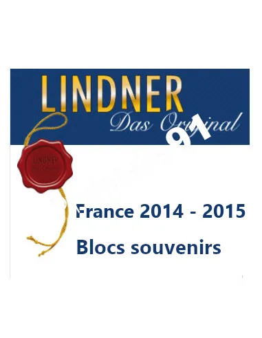 LINDNER,Feuilles pour Blocs Souvenirs, matériel philatélique