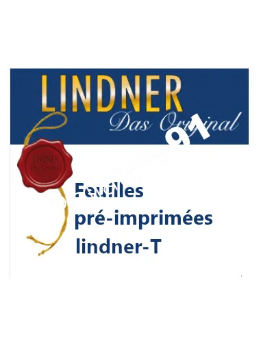 LINDNER,Feuilles pour Timbres UNESCO, matériel philatélique