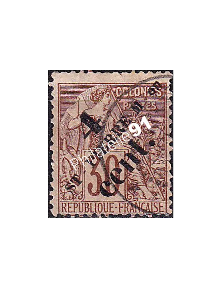 St-Pierre et Miquelon, n° 43 oblitéré, collection timbres colonies